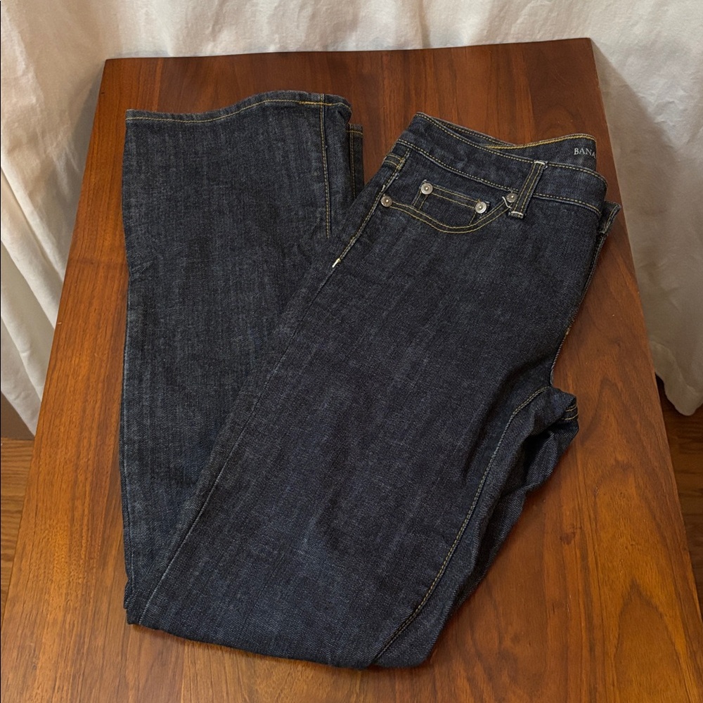 Banana Republic dark wash boot cut jeans